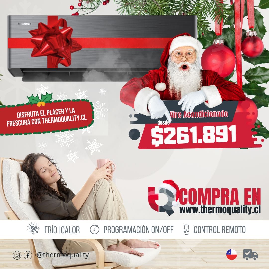 Oferta Navideña ThermoQuality – 10% OFF en todos los productos de climatización con envío a todo Chile