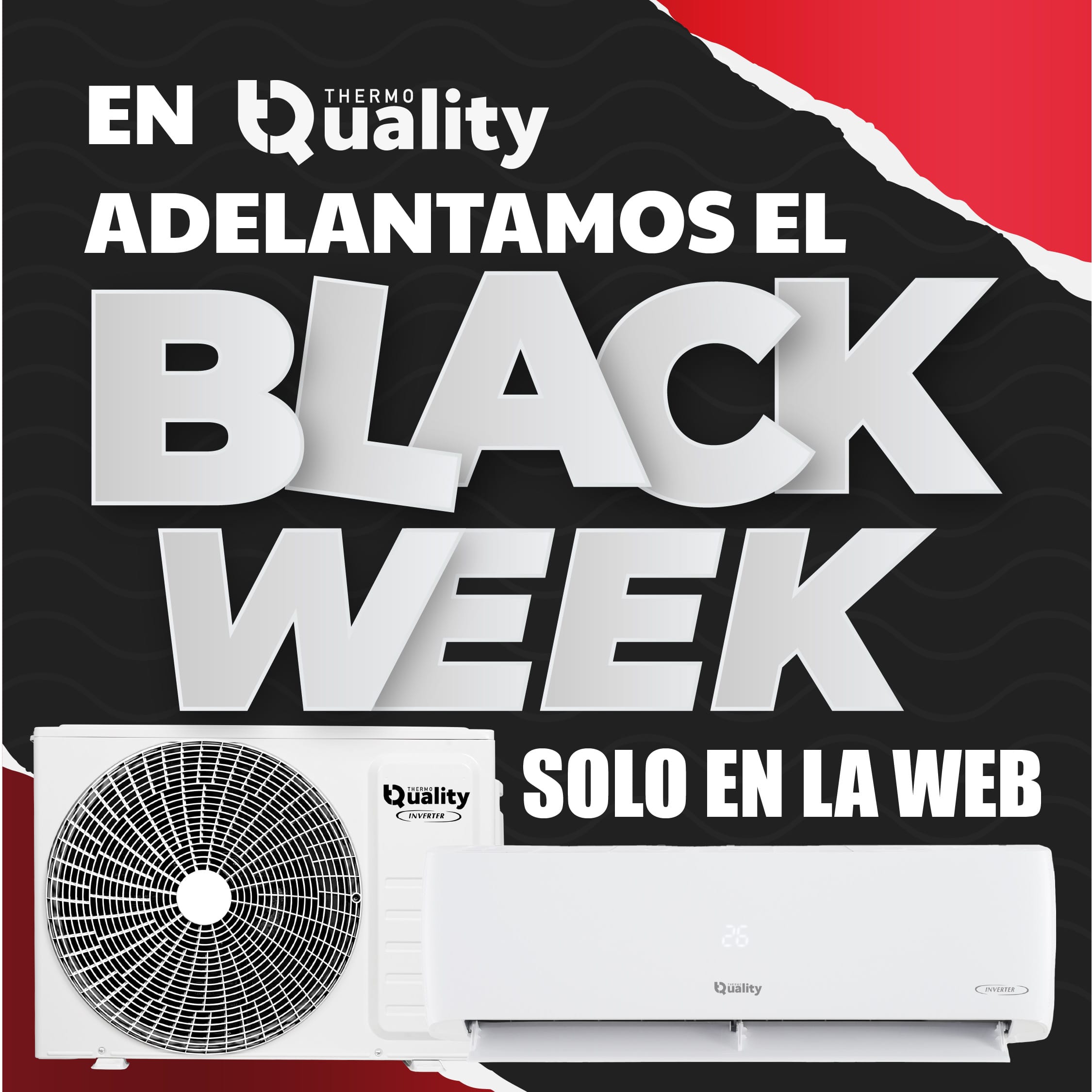 Black Week Thermoquality aire acondicionado inverter frío calor en oferta Chile