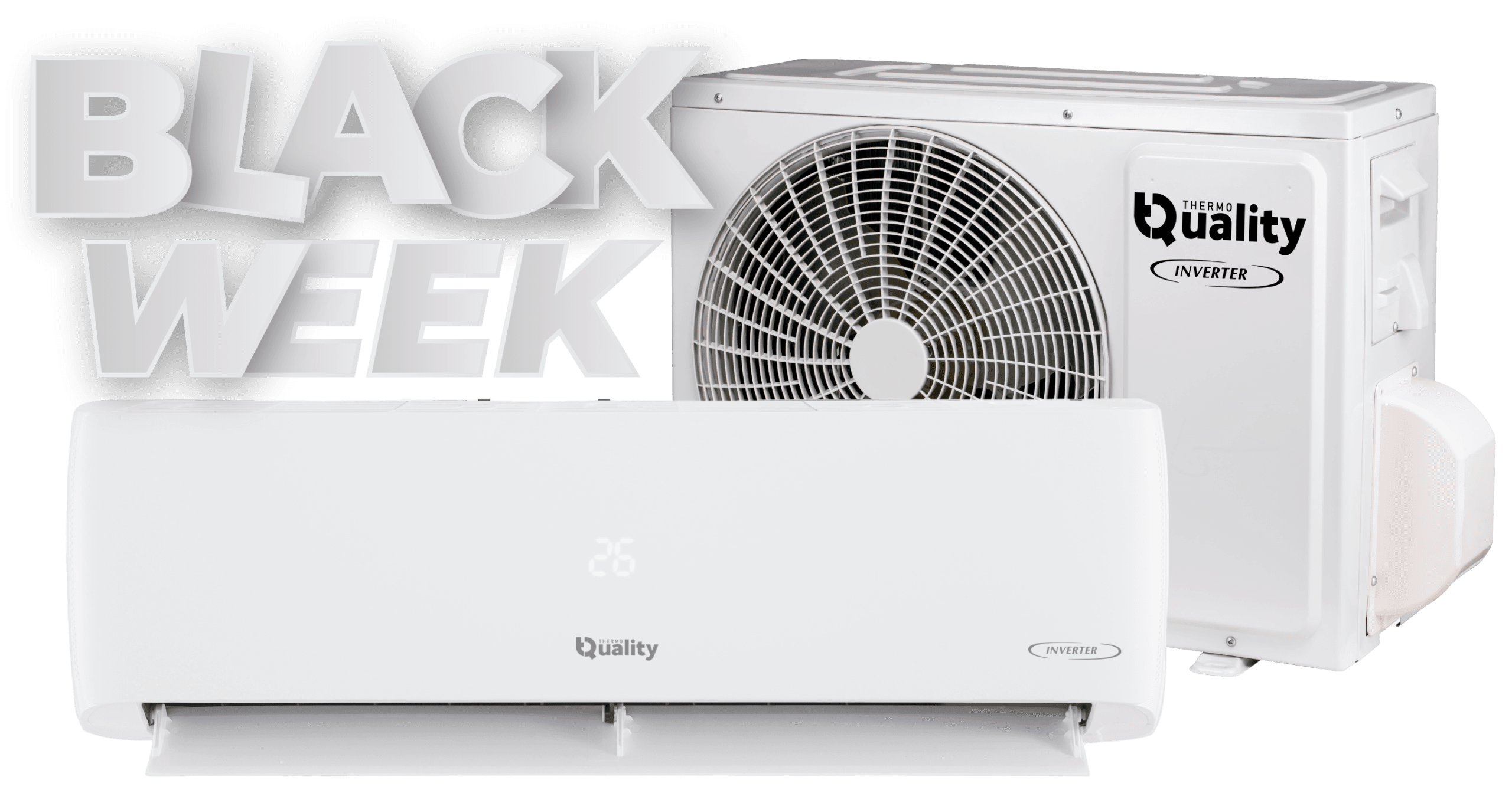 Equipos aire acondicionado Thermoquality inverter frío calor modelos THQ en promoción